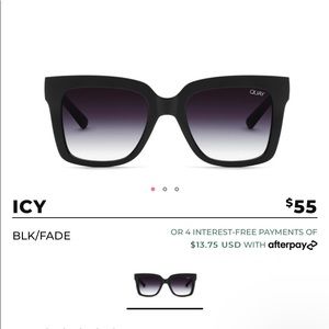Quay ICY blk/fade sunglasses